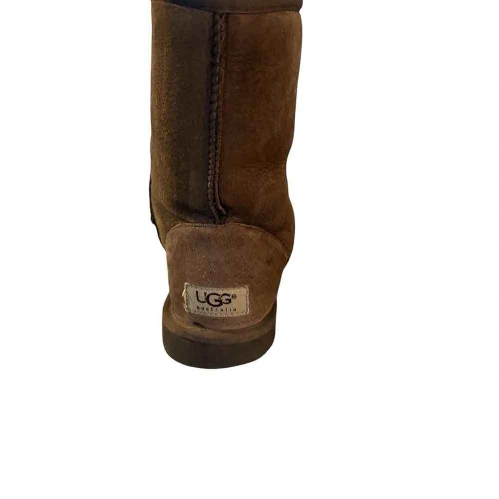 UGG Classic Short Boots Women's Dark Brown Size 6 Sheepskin Australia